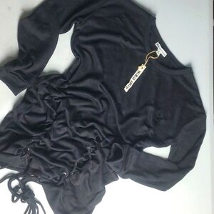 Distressed Long Sweater